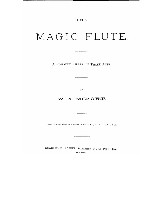 Complete Libretto