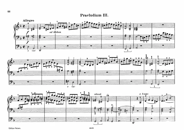 3. Prelude and Fugue in