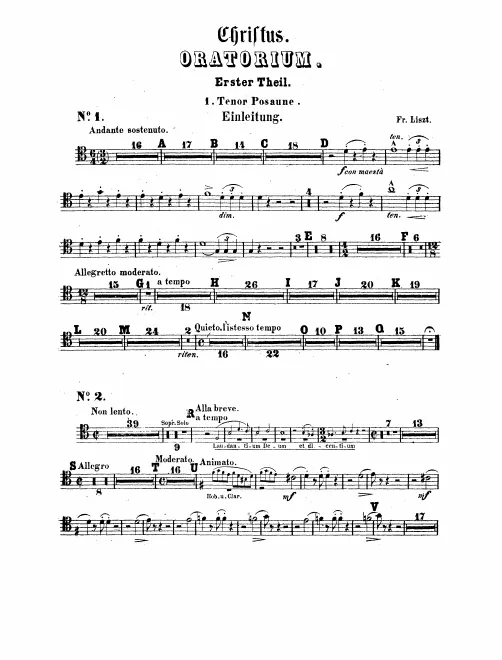 Trombone 1, 2, 3, Tuba