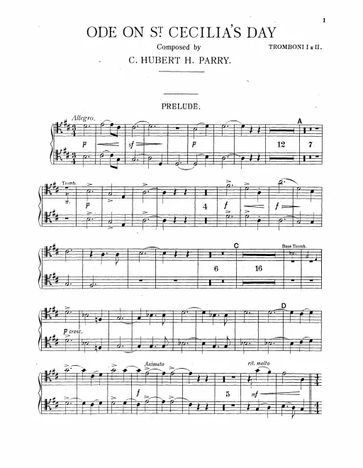 Trombone 1/2, 3, Tuba