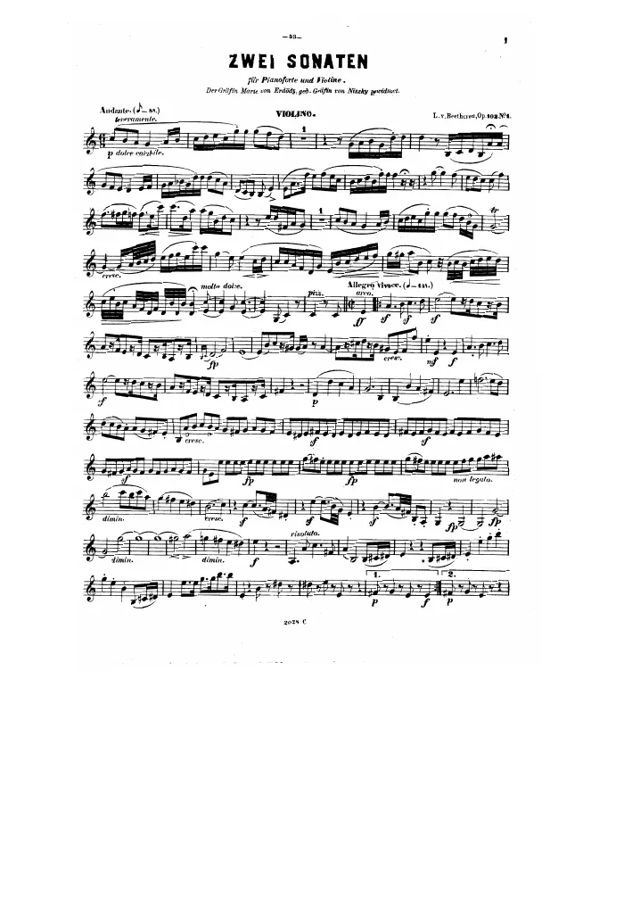 Violin Part (alternate)