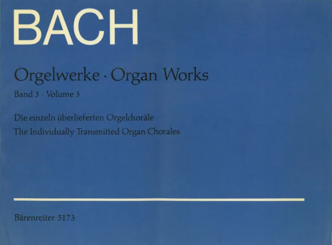 3. Die einzeln überlieferten Orgelchoräle