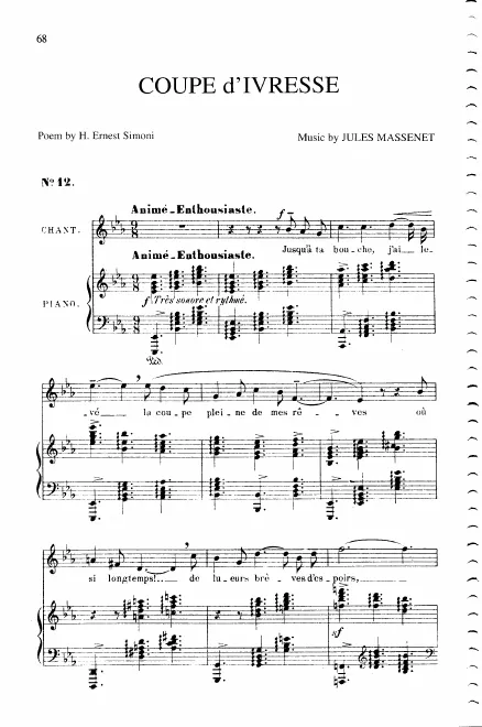 Complete Score (E Major: medium voice and piano)