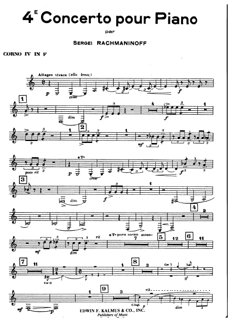 Horn 4 (F)