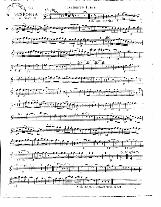 Clarinet 1, 2 (B)