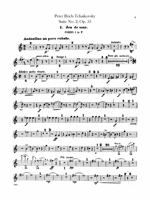 Horn 1, 2 (F)