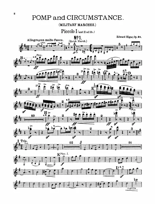 Piccolo 1 (also Piccolo 2 ad lib.)