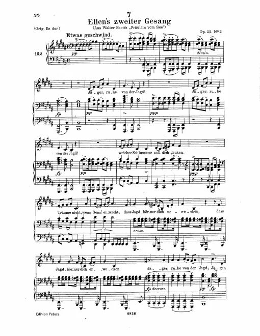 Complete Score (Low Voice, transposed to )