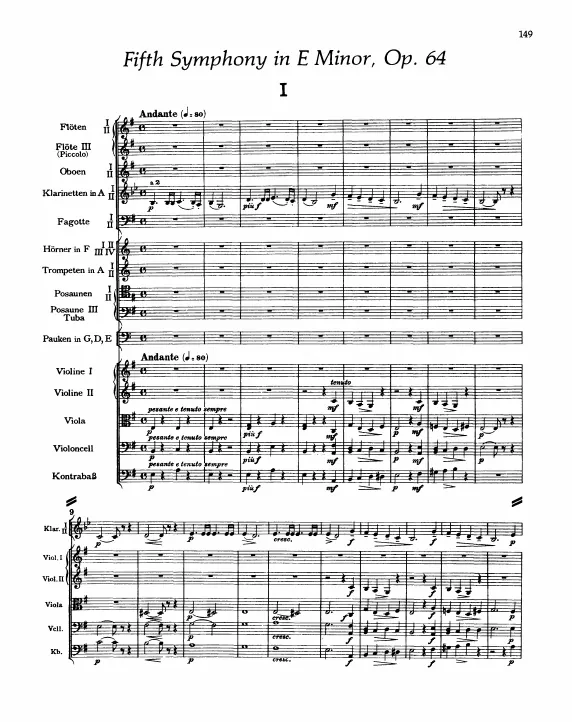 1. Andante - Allegro con anima