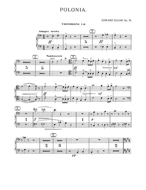 Trombone 1/2, 3, Tuba