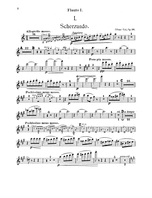 Flute 1, 2