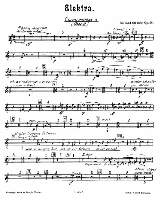 Oboe 3/English Horn