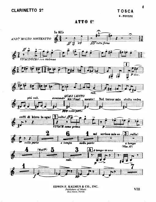 Clarinet 2 (B, A)