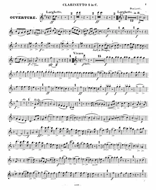 Clarinet 1, 2 (C)