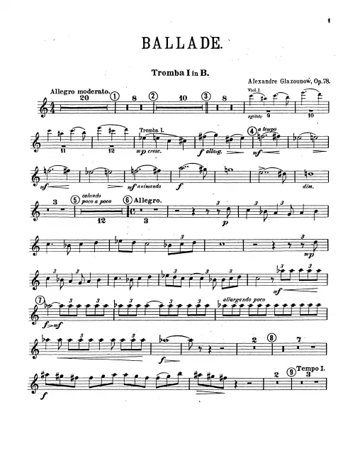 Trumpet 1, 2 (B)