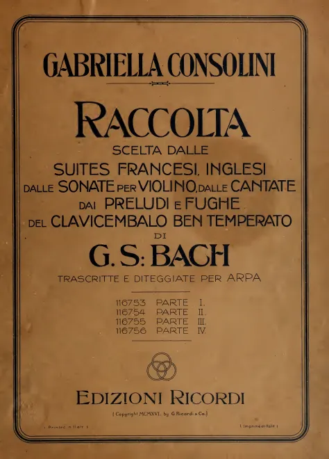 4. Raccolta fra i preludi e fughe