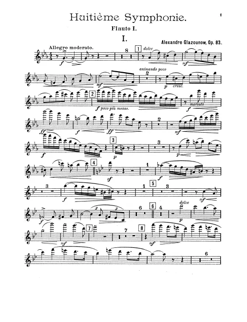 Flute 1, 2/Alto Flute* (F), 3/Piccolo