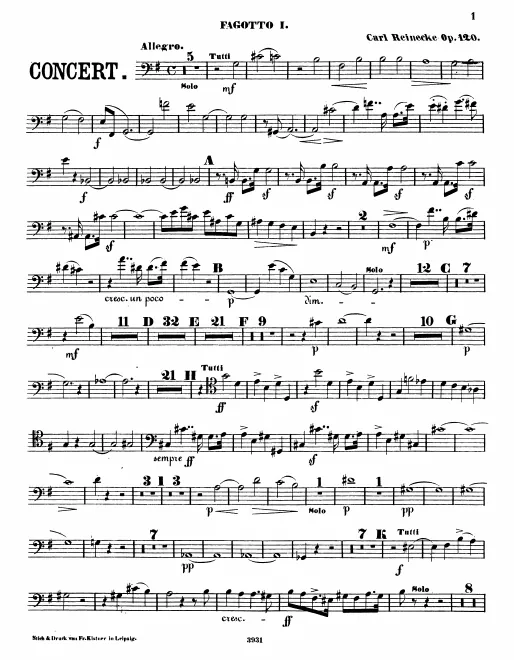 Bassoon 1, 2