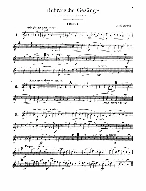 Oboe 1, 2