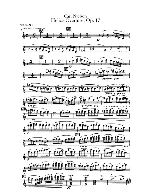 Violins I, II