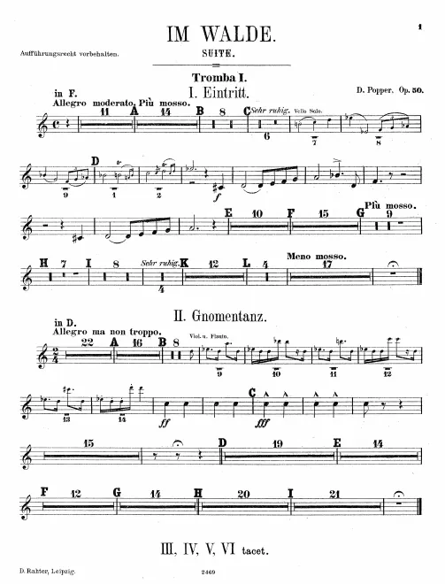Trumpet 1, 2 (F/D)