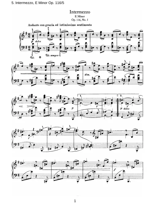 5. Intermezzo