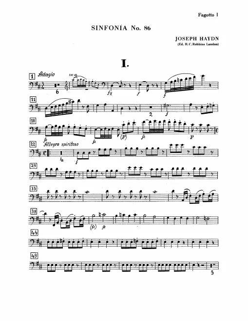 Bassoon 1, 2