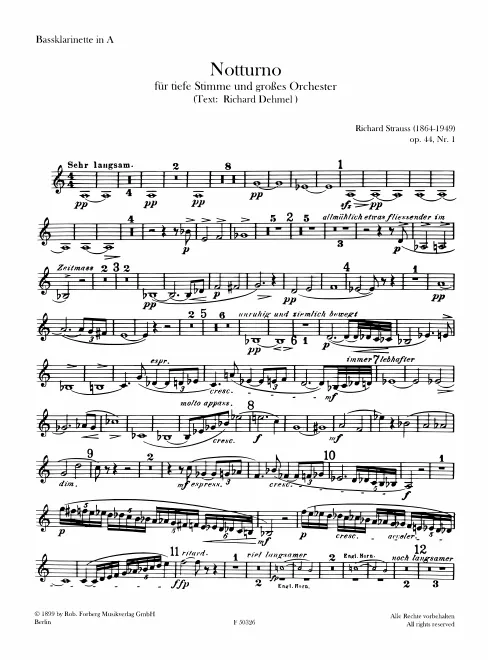 Bass Clarinet (A)