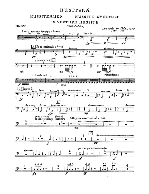 Timpani, Bass Drum-Cymbals, Triangle