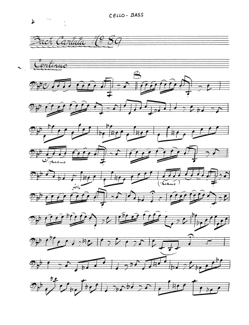 Cellos/Basses