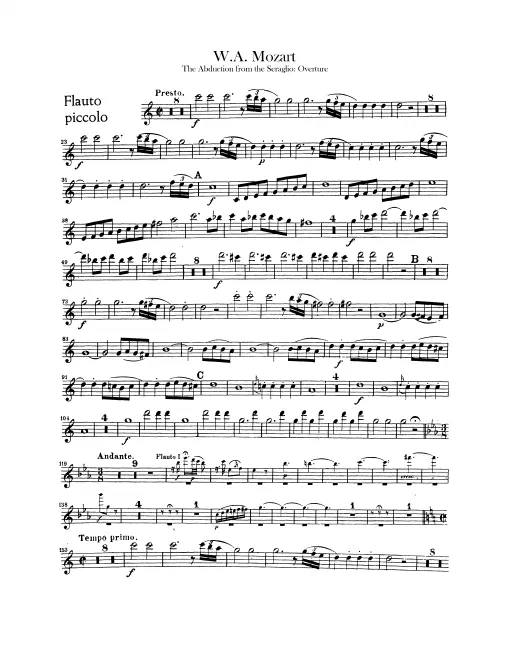 Piccolo (Flute 1 cued)