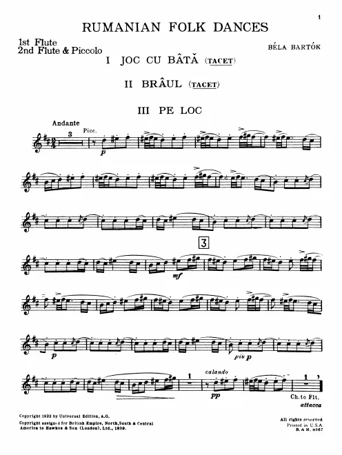 Flute 1/2/Piccolo