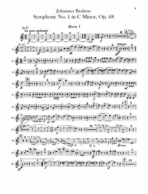 Horn 1 (C/E/E)