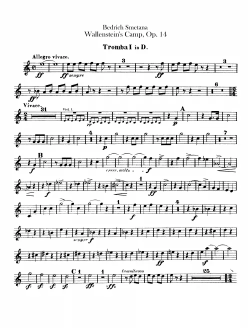 Trumpet 1, 2, 3, 4 (D)