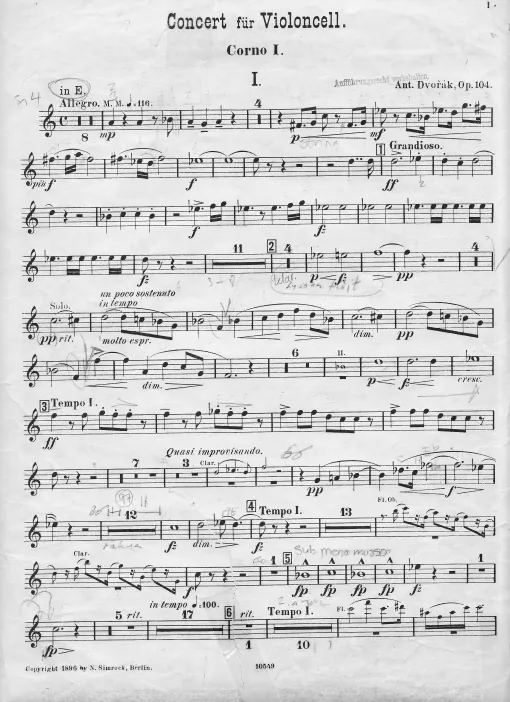 Horn 1 (E/D/F)