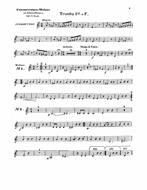 Trumpet 1, 2 (F)