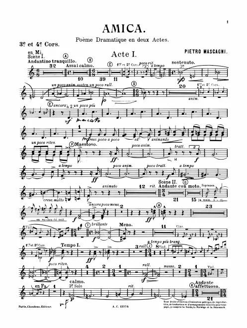 Horn 3/4 (E, F)