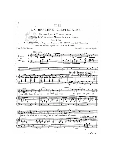 No.11, Air: "Tous me semble" (Act III, No.11)