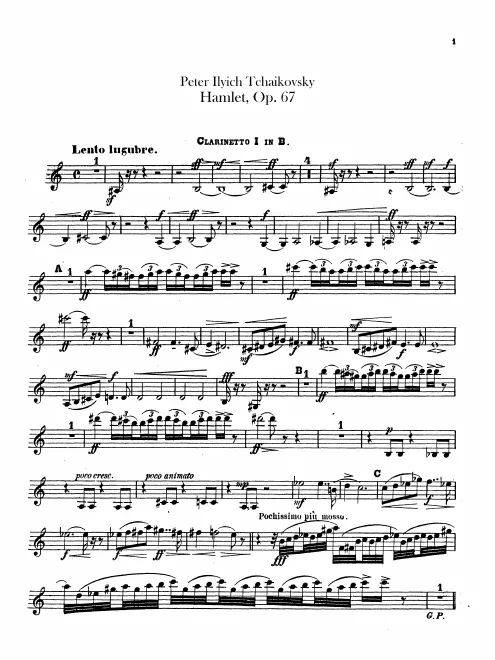 Clarinet 1, 2 (B)