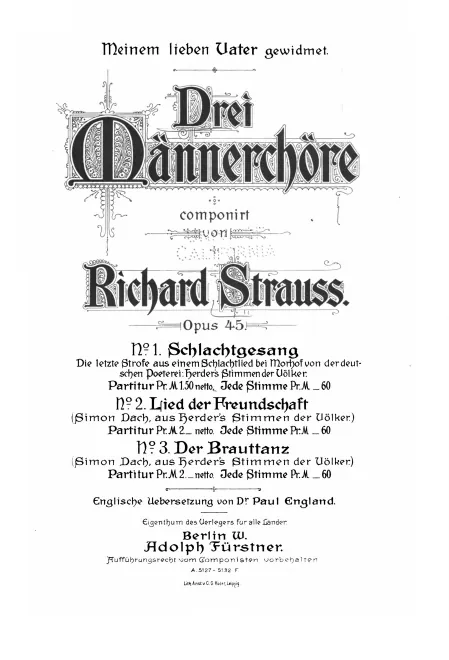 3. Der Brauttanz