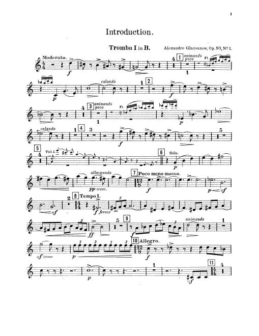 Trumpet 1, 2 (B♭)