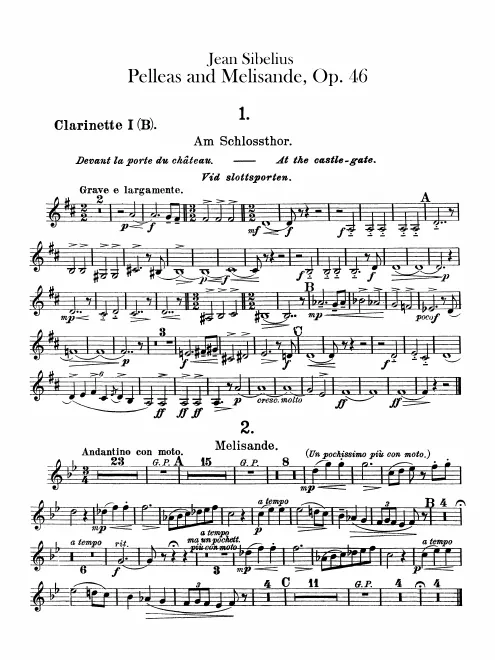 Clarinet 1, 2 (B)