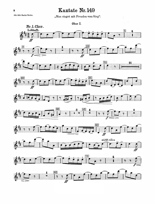 Oboe 1, 2, 3