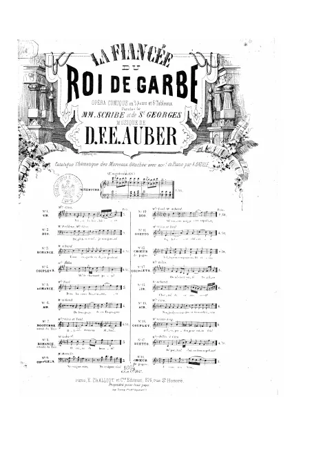 No.6, Air: "Du beau pays de nos Espagne" (Act I, No.6d)
