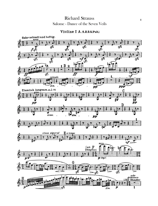 Violins I (A, B)