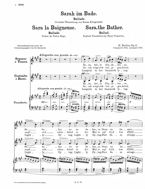 Vocal Score