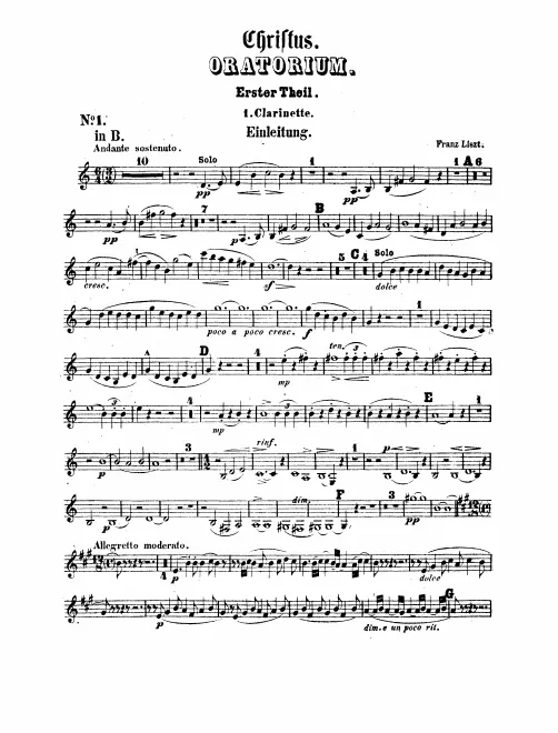 Clarinet 1, 2
