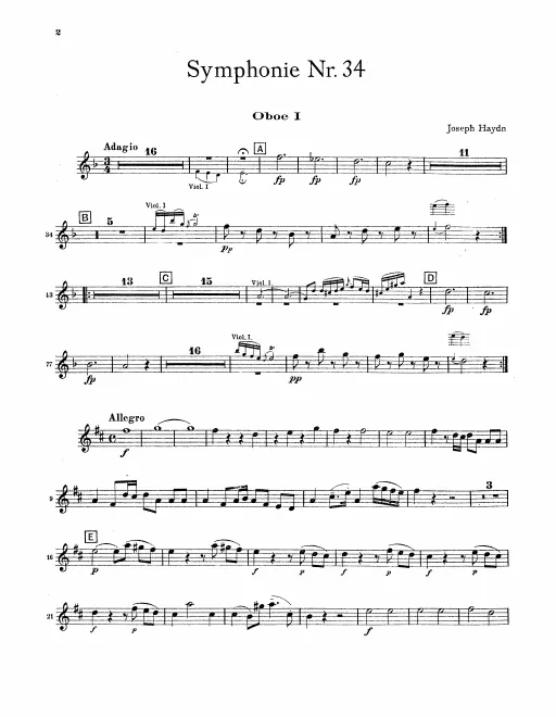 Oboe 1, 2