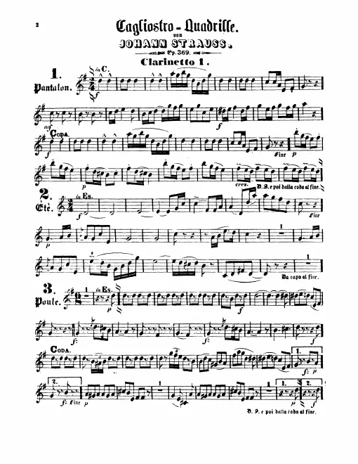 Clarinet 1 (C/E), 2 (C/B)