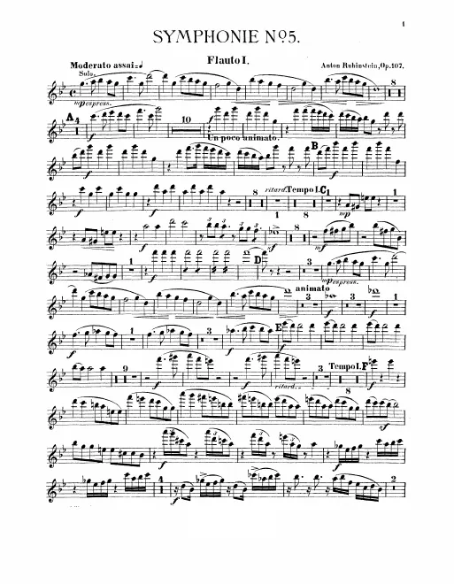 Flute 1, 2